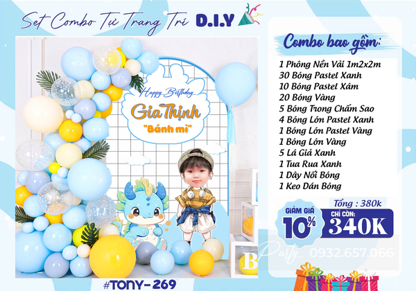  Set Trang Trí Sinh nhật TN 269 