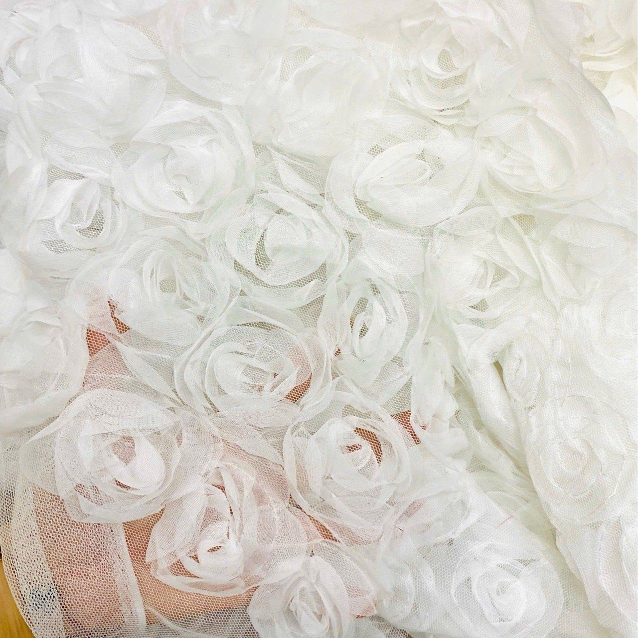  Khăn Bàn Hoa Hồng 