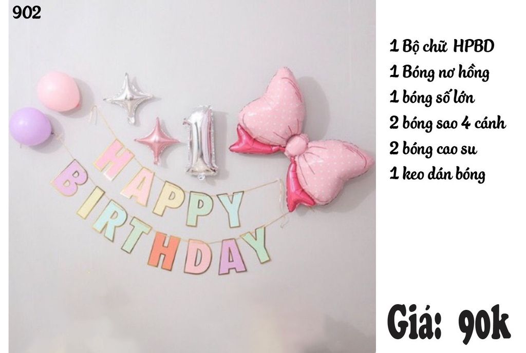  Set Trang Trí Sinh Nhật TN 902 
