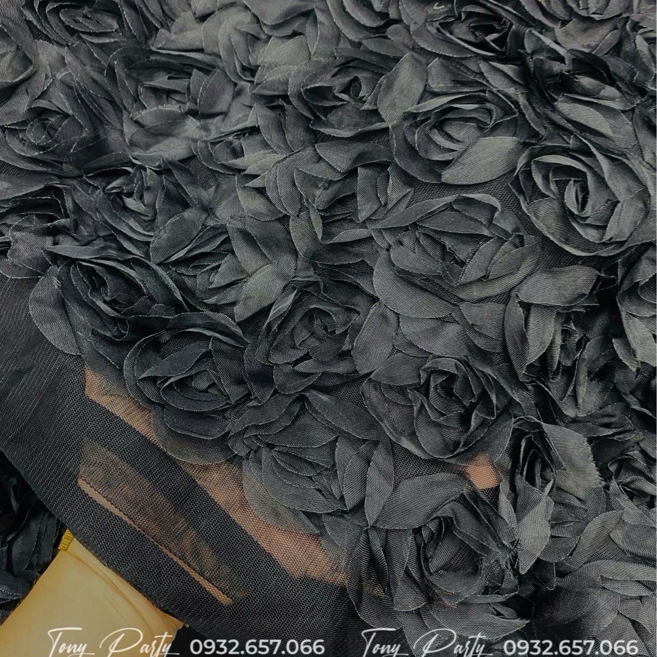  Khăn Bàn Hoa Hồng 