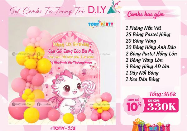  Set Trang Trí Sinh Nhật 331 