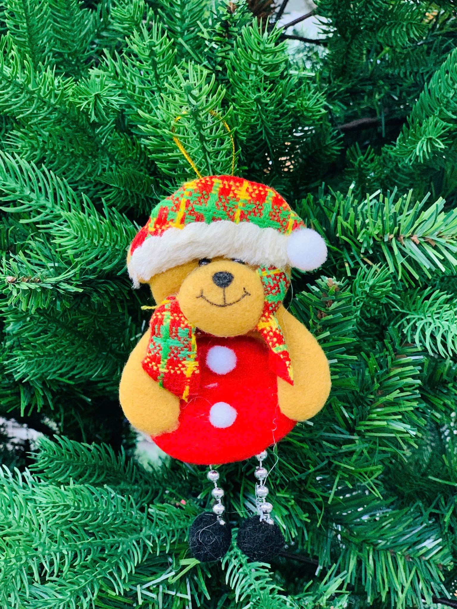  Phụ Kiện Gấu Treo Noel 