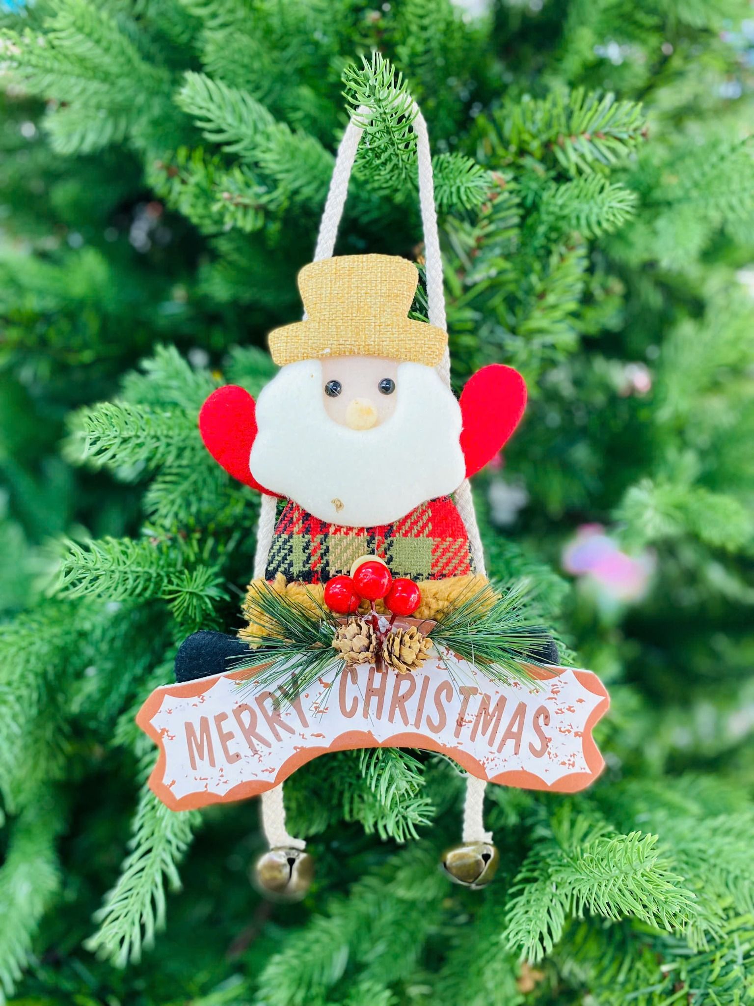  Phụ Kiện Gấu Treo Noel 