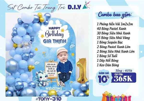  Set Trang Trí Sinh Nhật TN 310 
