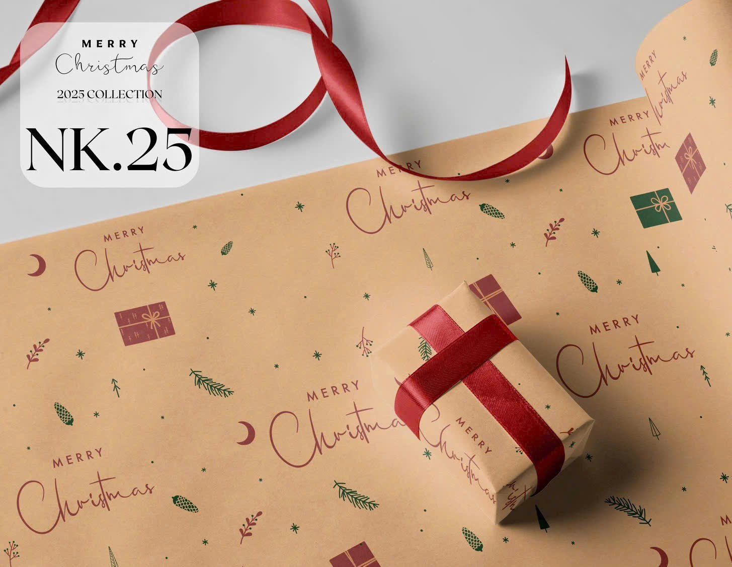  Giấy Gói Qùa Noel 