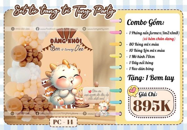  Combo Trang Trí Phông Nền Cứng PC 14 