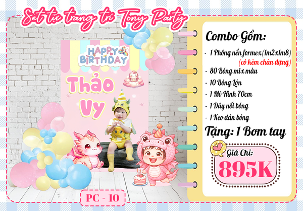  Combo Trang Trí Phông Nền Cứng PC 10 