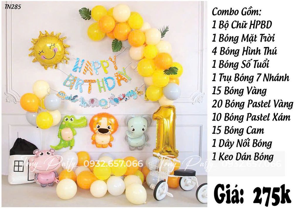  Set Trang Trí Sinh Nhật TN 285 