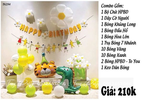 Set Trang Trí Sinh Nhật Bé TN 294 