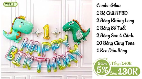  Set Trang Trí Sinh Nhật TN 318 