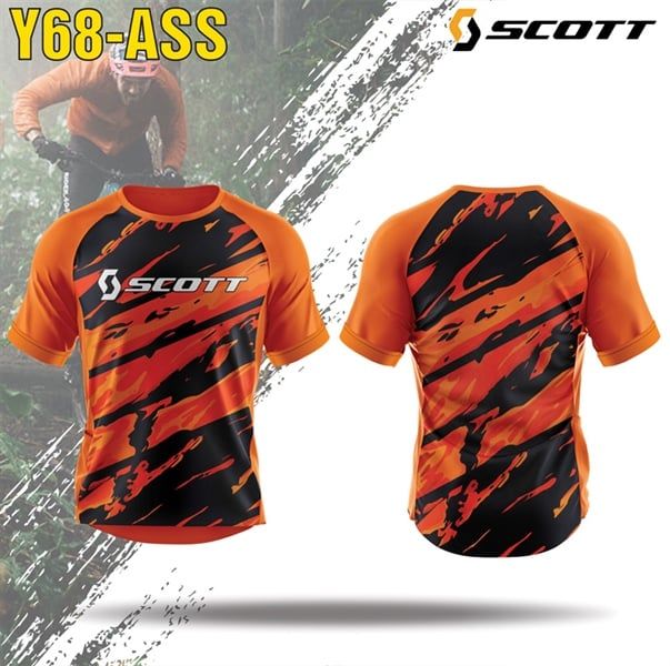  Áo xe đạp MTB tay ngắn Y68-ASS 