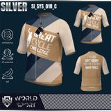  Cycling Jersey Silver SI_CYS_018 