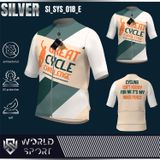  Cycling Jersey Silver SI_CYS_018 