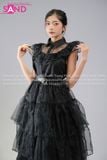  TDN0107 Trang Phục Hoá Trang  Wednesday Váy Đen 