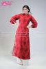  TAC0442 Áo Dài Nữ Cách Tân 4 Tà Thêu - Màu Đỏ 