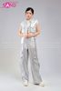  Outfit Phối Sẵn (HAG0201 Áo Gile Croptop Bạc Nữ phối HQD0203 Quần Bạc Ống Suông Túi Hộp Form Cứng) 