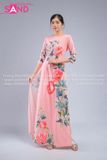  Áo Dài Họa Tiết Cô Ba Sài Gòn - Mẫu 05 