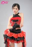  HBH0406 Set Nhảy Đen Đỏ Tua Rua 