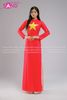  TAA0409 Áo Dài Sao Vàng Đỏ - Nữ 