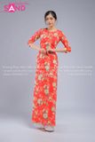  Áo Dài Họa Tiết Cô Ba Sài Gòn - Mẫu 15 