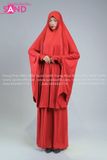  TNO0401 Bộ Váy Cầu Nguyện Nữ Dài Khimar Abaya																											 																													Bộ Váy Cầu Nguyện Nữ Dài Khimar Abaya 