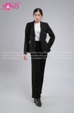  Outfit Phối Sẵn - (HAV0105 Áo Vest Đen Nữ Mẫu Mới phối HQD0105 Quần Tây Đen Nữ) 