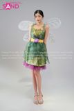  TDN0913 Trang Phục Hoá Trang Yêu Tinh/Pháp Sư Xứ Oz- Xanh Lá 
