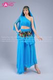  TNA0801 Trang Phục Múa Ấn Độ Nữ - Xanh Dương 
