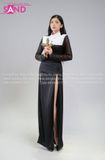  TDN0105 Trang Phục Hoá Trang Cosplay Nữ Tu Đen Quyến Rũ – Đen 