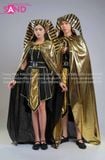  THV1004 Trang Phục Nữ Hoàng Ai Cập Ánh Kim Vàng Nâu 