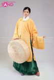  TCD0301 Áo Tứ Điên Vải Sa Hàn Màu Vàng 