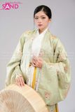  TCL0903 Set Đối Khâm Vải Gấm Hằng Nga Xanh Cốm 