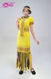  NTN0305 Trang Phục Dân Tộc Tây Nguyên Ê Đê Nữ Vàng 