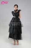  TDN0107 Trang Phục Hoá Trang  Wednesday Váy Đen 