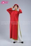  TCN0407 Cổ Phục Áo Dài Tố Nữ Màu Đỏ 