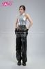  OUTFIT PHỐI SẴN (HAE0201 Áo Bodysuit Không Tay Bạc phối HQA0107 Quần Da Đen Ống Rộng Suông - PNA0101 Nịt Xe - PNA0103 Nịt Thắt Lưng Y2K Đính Đá Bản Nhỏ - Đen) 
