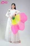  TMM0015 Váy Múa Hoa Trắng Dài Tay Táp Bạc 