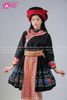  NHM0124 Dân Tộc H’Mong Thêu Tay Nguyên Bản - Đen (kèm mấn) 
