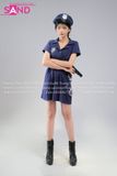 TDN0814 Trang Phục Hoá Trang Cảnh Sát Nữ - Xanh 