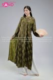  TCN0914 Áo Tấc Xanh Rêu - Nữ 