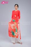  Áo Dài Họa Tiết Cô Ba Sài Gòn - Mẫu 25 