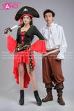  THV0405 Trang Phục Nữ Cướp Biển - Đỏ 