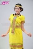  NTN0305 Trang Phục Dân Tộc Tây Nguyên Ê Đê Nữ Vàng 