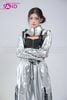  OUTFIT PHỐI SẴN (HAD0202 Áo Khoác Cut Out Đinh Tán Bạc phối HQD0205 Quần Bạc Túi Hộp Lưng Thun Phối Dây Đen Lỗ) 