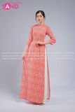 Áo Dài Họa Tiết Cô Ba Sài Gòn - Mẫu 07 