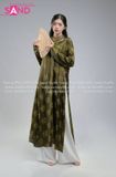  TCN0914 Áo Tấc Xanh Rêu - Nữ 