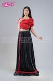  TNI0102 Trang Phục Hati Nữ Chất Nhung Áo Đỏ 