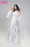  TDN0004 Trang Phục Hoá Trang Cô Dâu Ma - Trắng 