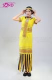  NTN0305 Trang Phục Dân Tộc Tây Nguyên Ê Đê Nữ Vàng 
