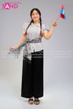  TBB0002 Áo Somi  Nữ Thời Bao Cấp Hoa Nhí Trắng - Mẫu 08 